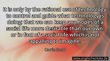 Englisches Zitat von Carrie Snow als Bild