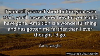 Englisches Zitat von Carrie Vaughn als Bild