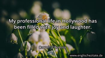 Englisches Zitat von Carroll O'Connor als Bild