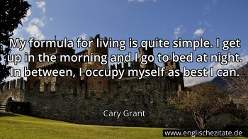 Englisches Zitat von Cary Grant als Bild