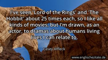 Englisches Zitat von Casey Affleck als Bild