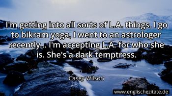 Englisches Zitat von Casey Wilson als Bild