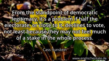 Englisches Zitat von Cass Sunstein als Bild