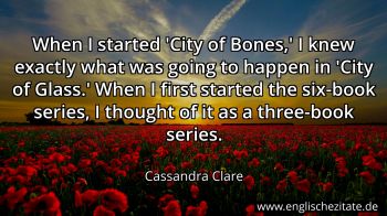Englisches Zitat von Cassandra Clare als Bild