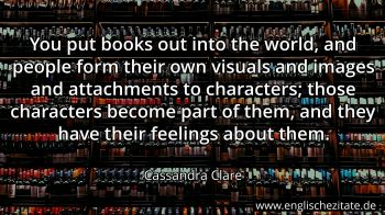 Englisches Zitat von Cassandra Clare als Bild