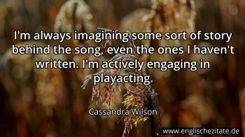 Englisches Zitat von Cassandra Wilson als Bild