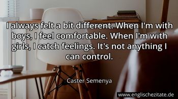 Englisches Zitat von Caster Semenya als Bild
