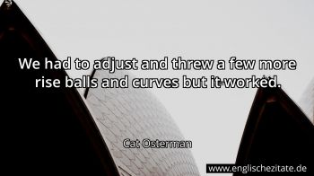 Englisches Zitat von Cat Osterman als Bild