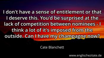 Englisches Zitat von Cate Blanchett als Bild