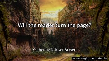 Englisches Zitat von Catherine Drinker Bowen als Bild