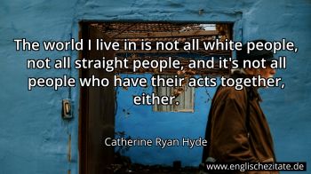 Englisches Zitat von Catherine Ryan Hyde als Bild