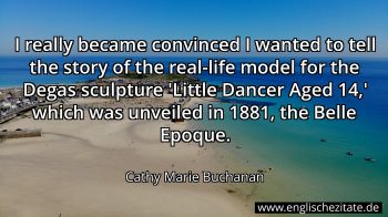 Englisches Zitat von Cathy Marie Buchanan als Bild