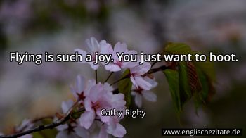 Englisches Zitat von Cathy Rigby als Bild