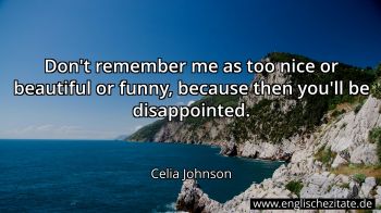 Englisches Zitat von Celia Johnson als Bild