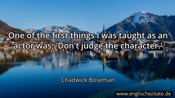Englisches Zitat von Chadwick Boseman als Bild