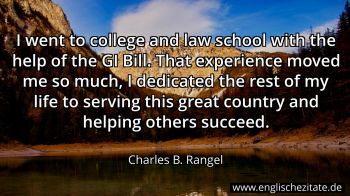 Englisches Zitat von Charles B. Rangel als Bild