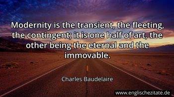 Englisches Zitat von Charles Baudelaire als Bild