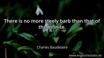 Englisches Zitat von Charles Baudelaire als Bild