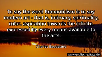 Englisches Zitat von Charles Baudelaire als Bild