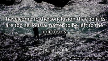 Englisches Zitat von Charles de Gaulle als Bild