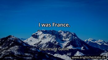 Englisches Zitat von Charles de Gaulle als Bild