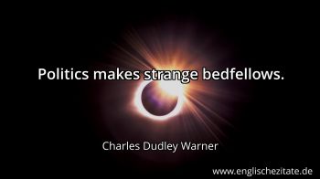 Englisches Zitat von Charles Dudley Warner als Bild