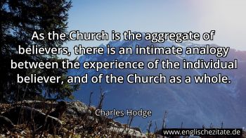 Englisches Zitat von Charles Hodge als Bild