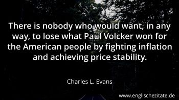 Englisches Zitat von Charles L. Evans als Bild