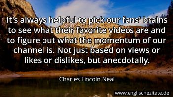 Englisches Zitat von Charles Lincoln Neal als Bild