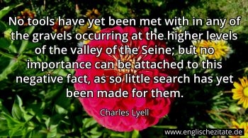 Englisches Zitat von Charles Lyell als Bild