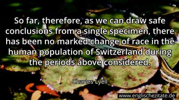Englisches Zitat von Charles Lyell als Bild