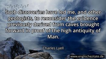 Englisches Zitat von Charles Lyell als Bild