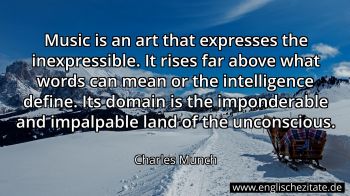 Englisches Zitat von Charles Munch als Bild