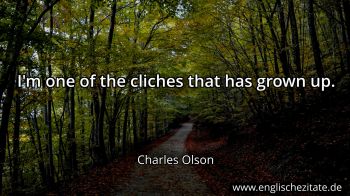 Englisches Zitat von Charles Olson als Bild