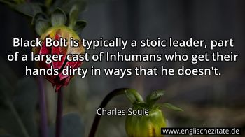 Englisches Zitat von Charles Soule als Bild