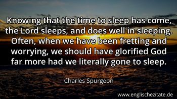 Englisches Zitat von Charles Spurgeon als Bild