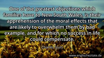 Englisches Zitat von Charles Sturt als Bild