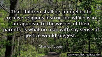 Englisches Zitat von Charles Tupper als Bild