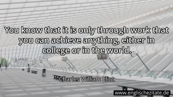 Englisches Zitat von Charles William Eliot als Bild