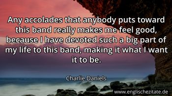 Englisches Zitat von Charlie Daniels als Bild