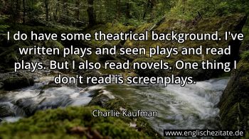 Englisches Zitat von Charlie Kaufman als Bild