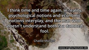 Englisches Zitat von Charlie Munger als Bild