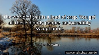 Englisches Zitat von Charlie Watts als Bild
