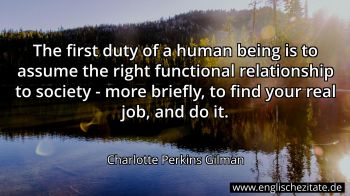 Englisches Zitat von Charlotte Perkins Gilman als Bild