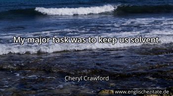 Englisches Zitat von Cheryl Crawford als Bild