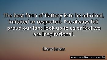 Englisches Zitat von Cheryl James als Bild