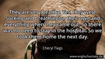 Englisches Zitat von Cheryl Tiegs als Bild