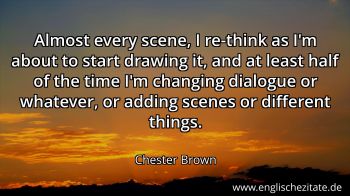 Englisches Zitat von Chester Brown als Bild