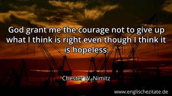 Englisches Zitat von Chester W. Nimitz als Bild