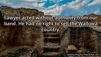 Englisches Zitat von Chief Joseph als Bild
